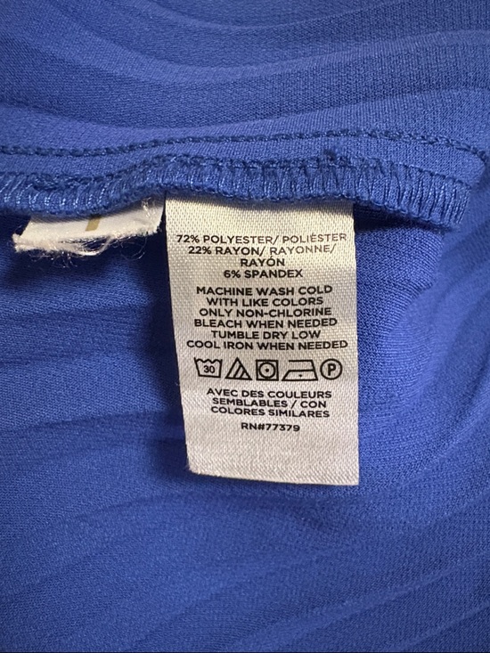 Ann Taylor Belted Pleated Midi Skirt In Cobalt Blue Sz 8 - Picture 9 of 9